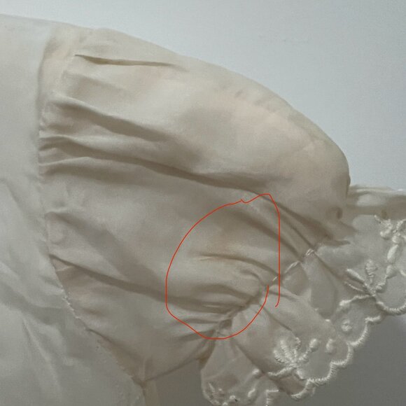 Vintage 1980's Baptismal Embroidered Baby Christening Long Gown 6 - 9 Mos - Picture 15 of 15